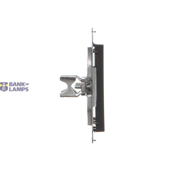 Cover for double socket outlet with earthing, white image 1