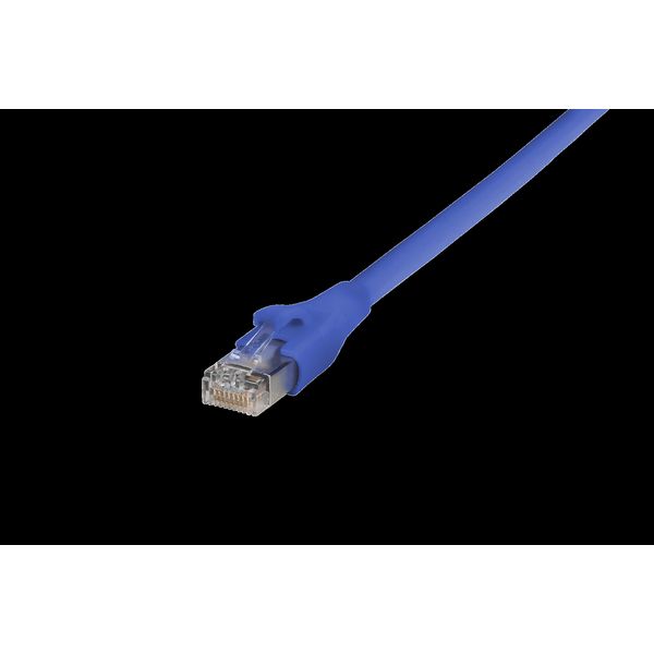 Patch cord Cat.6A AWG 27, 2.0 m blue, cULus image 2