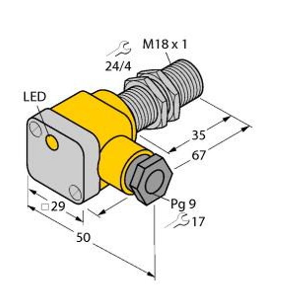 Inductive Sensor   BI5-G18SK-Y1X image 1