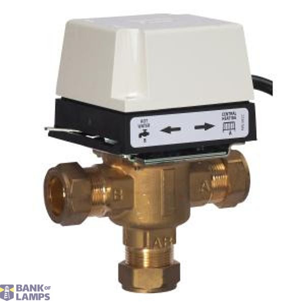 HS3B28 motorized 3-way valve image 1