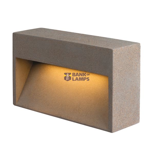 CONCRETO L, WL wall-mounted light grey, 12W, 570lm, 3000K image 1