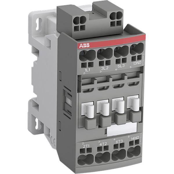Block Contactor 4 Pole Coil 12...20 V DC Push-in Spring Terminals image 1