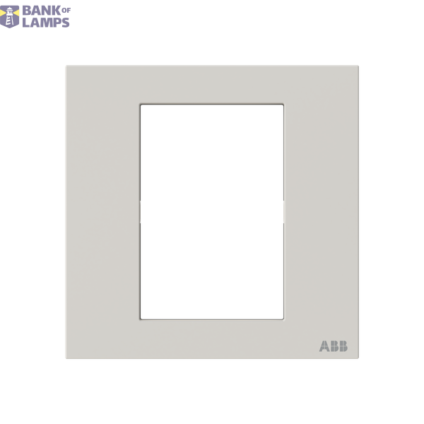 Frame - 1-gang / 3-modules 3"x3" box - ABB logo - Dune image 1