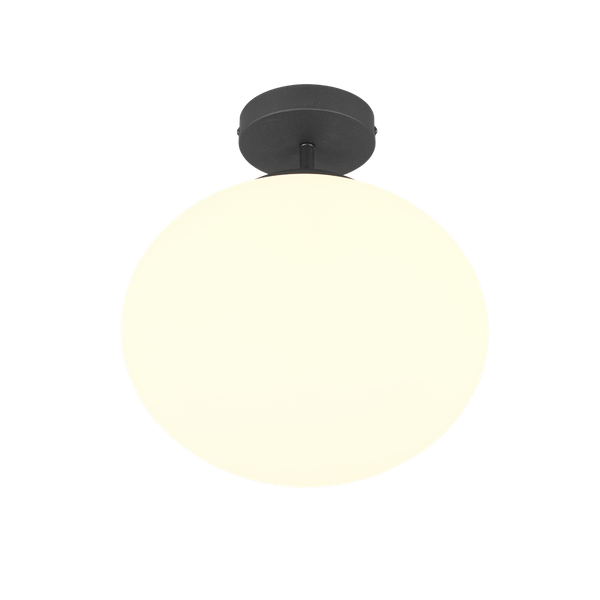 Fomento ceiling lamp E27 matt black/white image 1