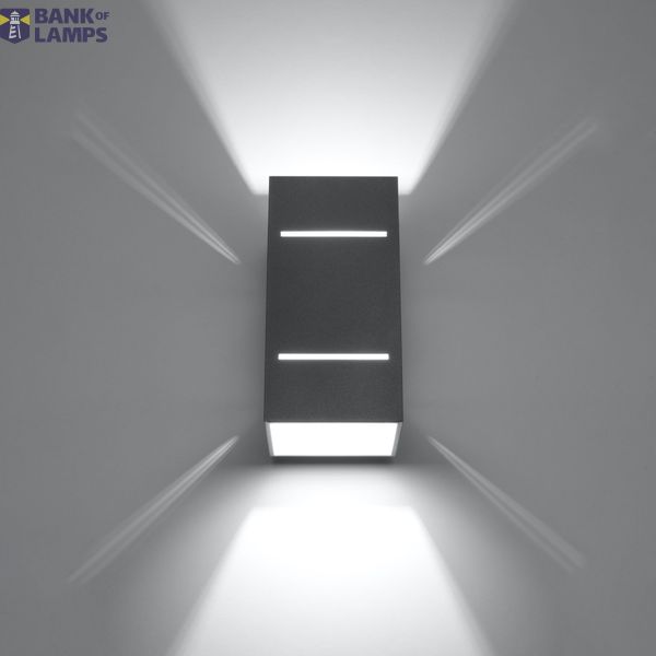 WALL LAMP BLOCCO GREY G9 1X40W IP20 image 8