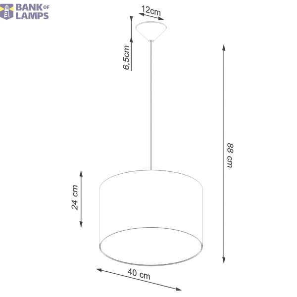 Pendant lamp NOVA  40 white image 5