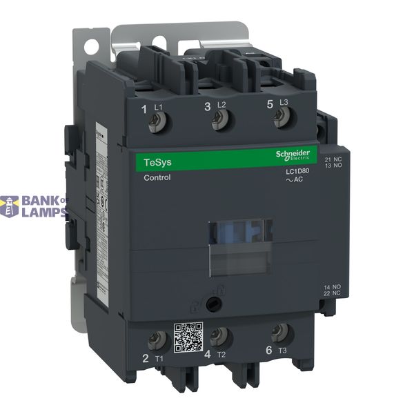 Contactor LC1D 80A DC coil image 1