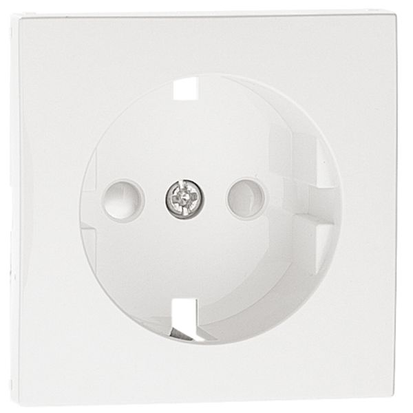 SAF COV PLAT F/EARTH SOCKET (SKO TYPE) WHITE image 2