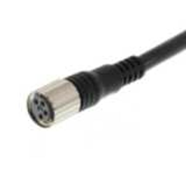 Sensor cable, M8 straight socket (female), 4-poles, PVC robot cable, I XS3F0003M image 1