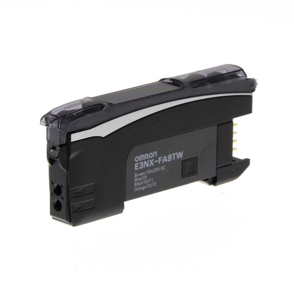 Fiber amplifier, twin digital display, smart tuning, NPN, double outpu E3NX7008E image 3
