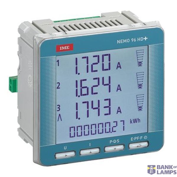Nemo 96HD+ - Multifunction for LV/m.T. applications with active (cl.0.5)/reactive (cl.2) energy metering on 4 quadrants image 1