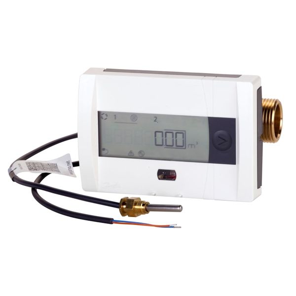 Energy meters, SonoSafe 10, 20 mm, qp [m³/h]: 2.5, Heating, Battery 1 A-cell, M-Bus, No interface module image 1