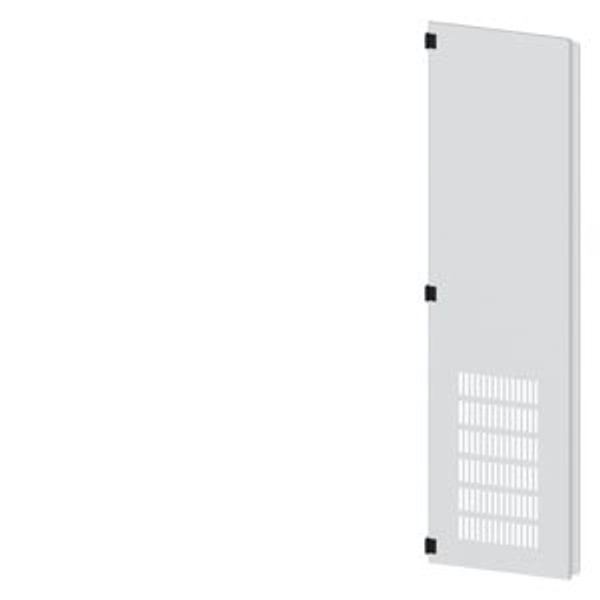 SIVACON, door half, left, with ventilation openings, IP20, H: 2000 mm, W: 500 mm, RAL image 2