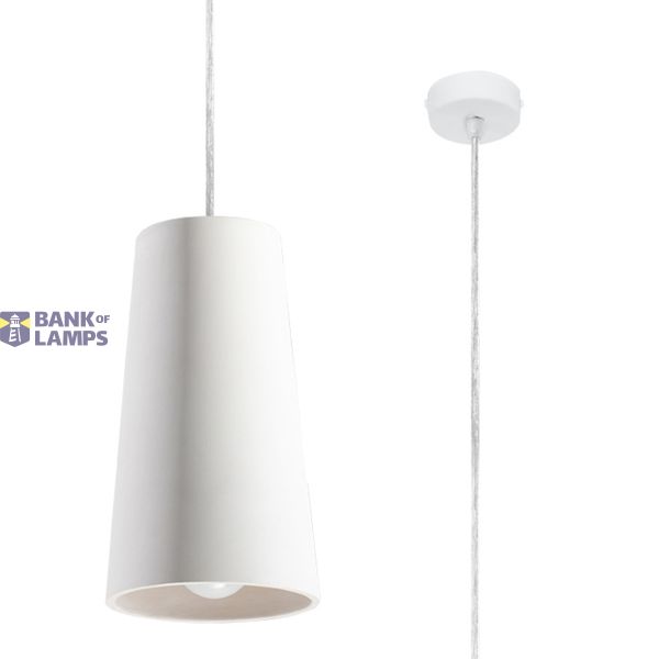CERAMIC HANGING LAMP GULCAN E27 1X60W IP20 image 5