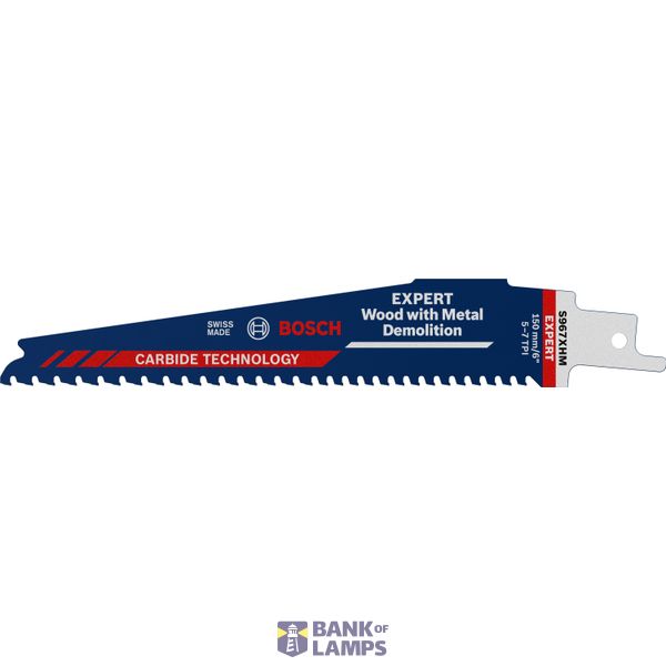 EXPERT Wood with Metal Demolition S967XHM Reciprocating Saw Blade 1-pc image 1