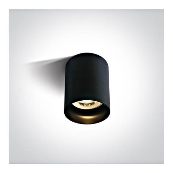 12105N/B/B BLACK GU10 10W DARK LIGHT image 1