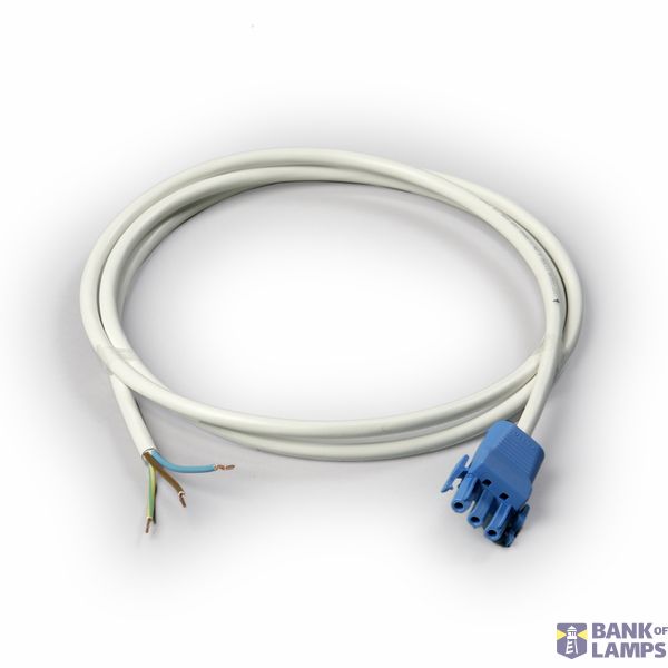 Cable set 3p socket 3x2,5mm� HF blue 4m image 1