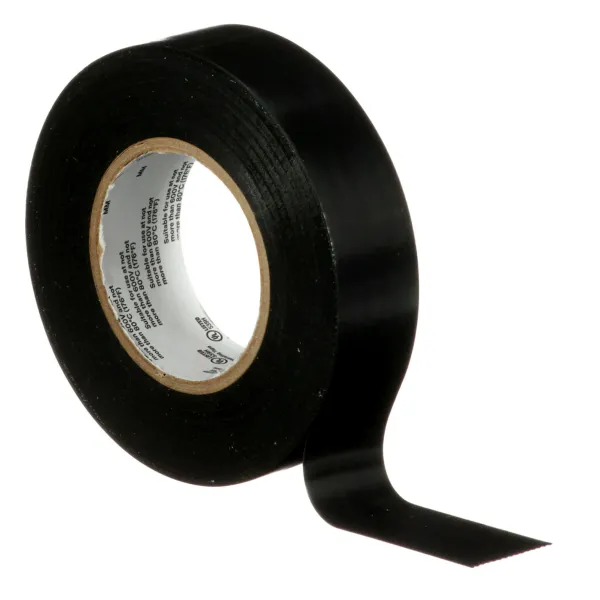 3M™ Temflex™ Vinyl Electrical Tape 165, Black, 19 mm x 25 m, 100 Rolls image 8