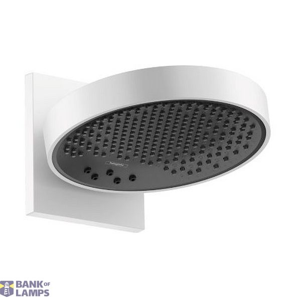 Rainfinity 250 3jet overhead shower, wall-mounted, matt white image 1