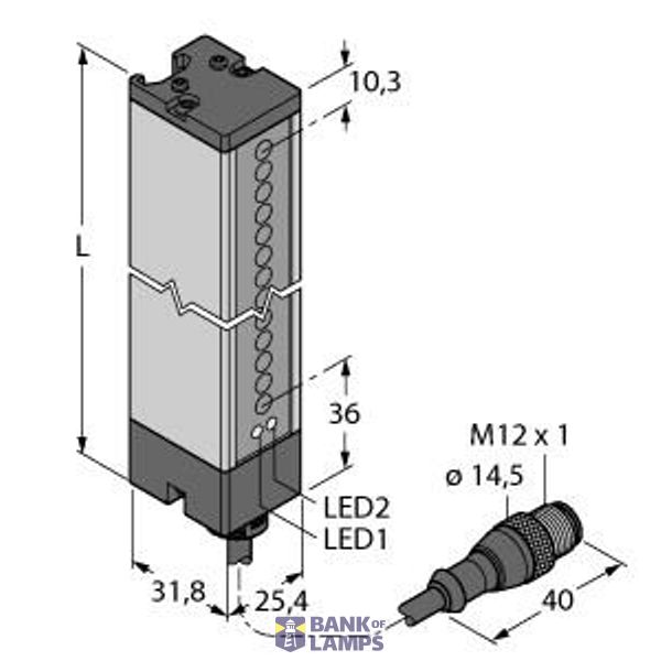 Photoelectric Sensor Switching Light Screen   LX33EQ image 2