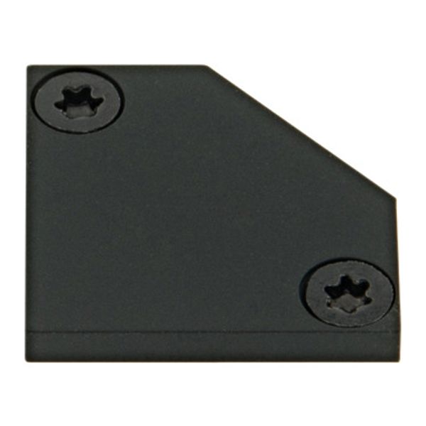 Profile end cap KLE flat black image 1