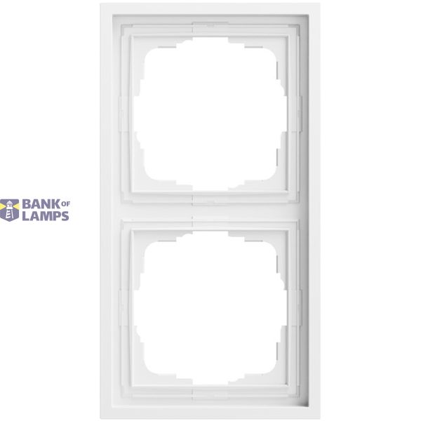 cov.fr. 2-g Gira F300 p.white m(lac.) image 1