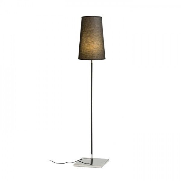 LULU floor black chrome 230V LED E27 8W image 1