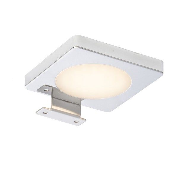 YOLO SQ above mirror chrome 12V= LED 4W IP44 3000K image 1
