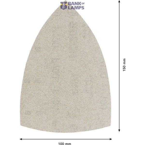 EXPERT M480 Sanding Net for Multi Sanders 100 x 150 mm, G 100, 10-pc image 1