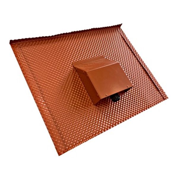 Brick replacement panel 2.1 incl. cable entry natural red image 1