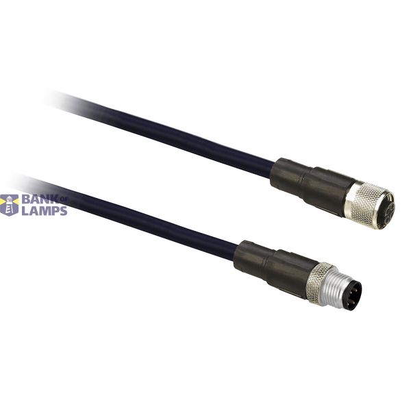 Cable Jumper straight M12 8-pin Male, straight M12 8-pin Female, PUR c image 4