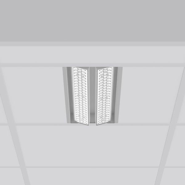 TX-MOVE, 35...68 W, 5700...10200 lm, 840, silver, on/off Recessed proj image 2