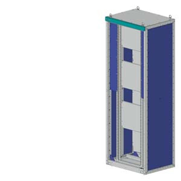 SIVACON, empty control cabinet enclosure, earthquake-resistant, IP40, H: 2200 mm image 2