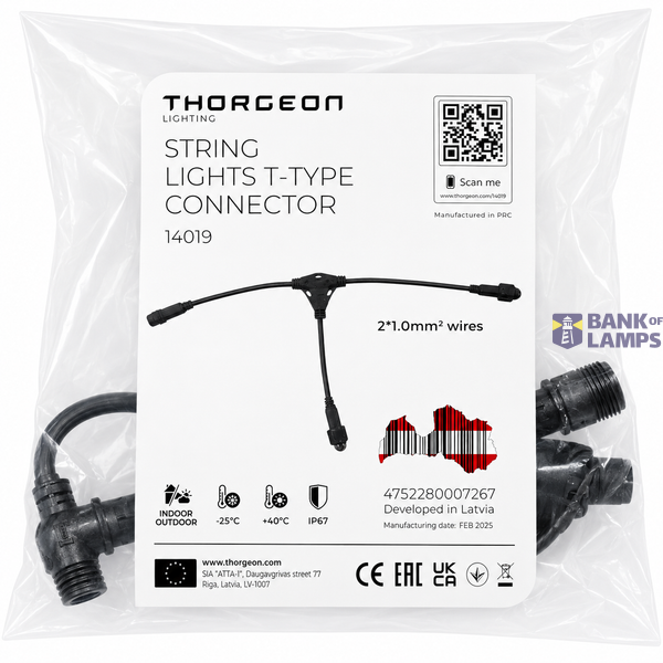String Lights T-type Connector image 1