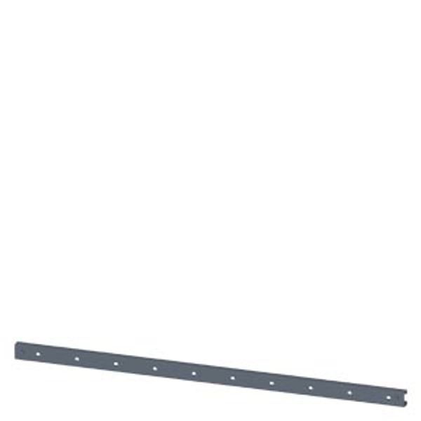 SIVACON, cable clamping rail, H: 40 mm, W: 1000 mm, zinc-plated image 1