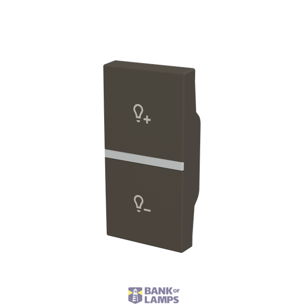 Rocker cover dimmer symbol - 1M - Anthracite image 2