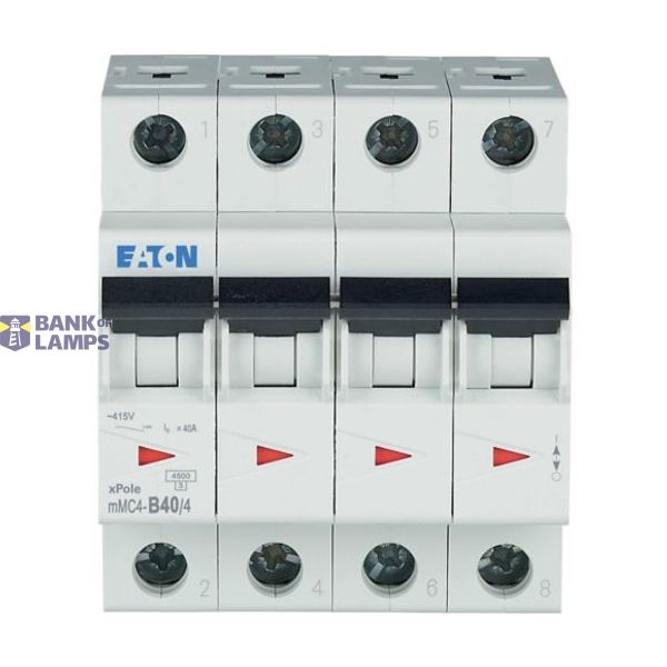 mMC4-B40/4 Eaton Moeller series xPole (Style 5) - mMC4/6/M MCB image 1