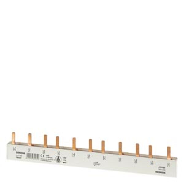 Pin busbar, 16 mm2 connection: 3-phase/+ 8x phase touch-safe for 1FI, 4-pole, NLI+8LS, 1-pole Pin image 2