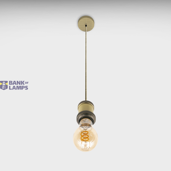 SOSP.INTERNO LED FUSION 150 BRONZO image 1
