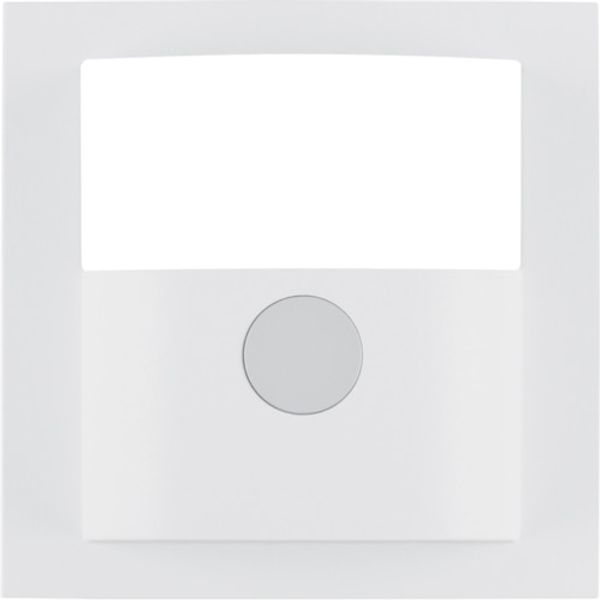 Cover for motion sensor, compact, Berker S.1/B.x, white, mat image 1