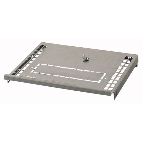 XPN4F-D-MCB04 Partition, NZM4 component mounting area/cable connection area, fixed mounting with rotary handle, main busbar back, W=425mm image 1