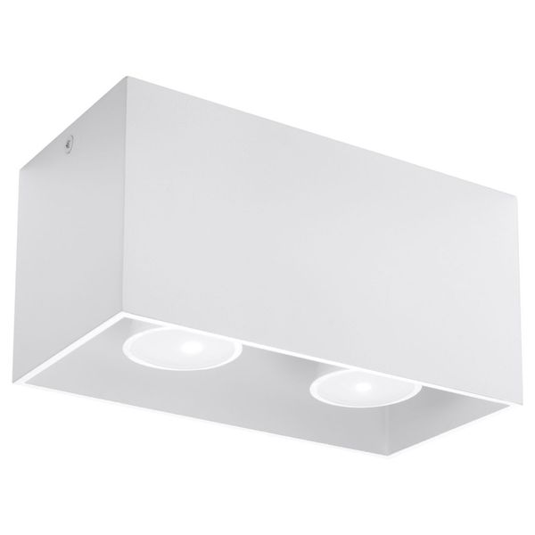 SPOT QUAD MAXI WHITE GU10 2X40W IP20 image 1
