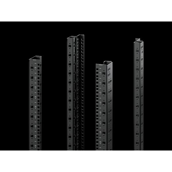 482.6 mm (19") mounting angles, dynamic, Mounting position: Rear, 42 U image 1