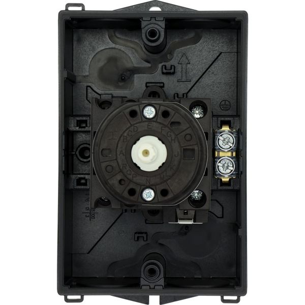 T0-3-15680/I1/SVB-SW Main switch, T0, 20 A, surface mounting, 3 contact unit(s), 3 pole + N, 1 N/O, 1 N/C, STOP function, With black rotary handle and locking ring, Lockab image 23