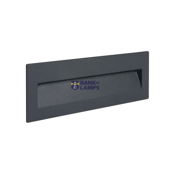 ANTHRACITE WALL RECESSED 7W WW IP65 DARK LIGHT 100-240V image 1