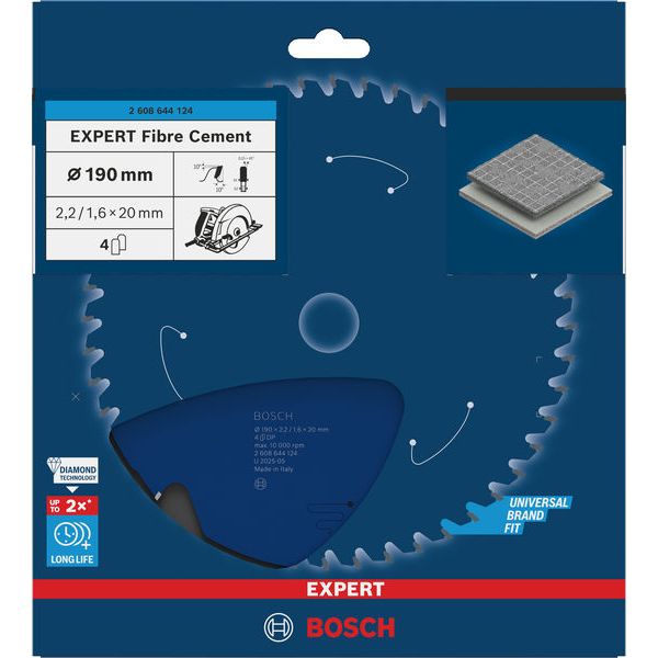 Expert for Fiber Cement circular saw blade 190 x 20 x 2,2 mm, 4 image 2
