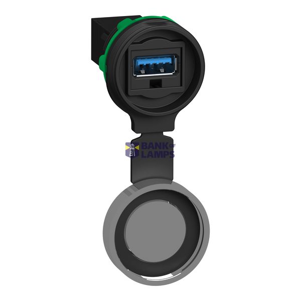 USB 3.0 interface, type A, metal cover image 1