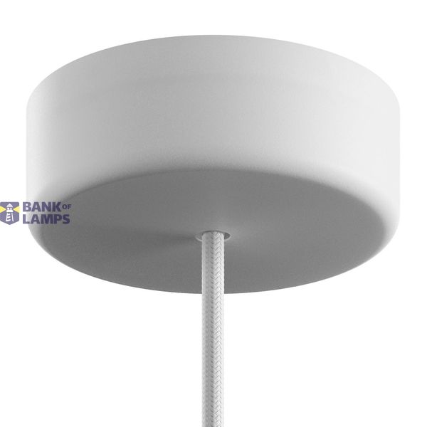 EIVA Cylindrical outdoor ceiling rose kit IP65 - in soft touch silicone for Modulair System image 1