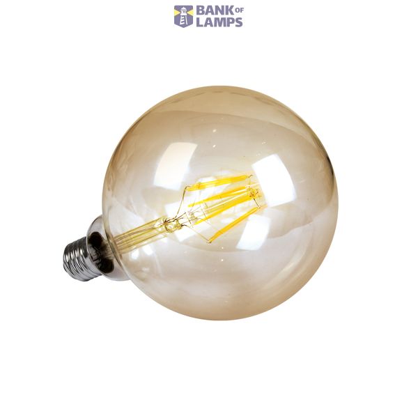 RETRO LED 7W AMBER G125 E27 230V DIMMABLE image 1