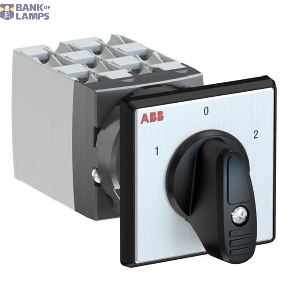 Cam switch OC25G06PNBN00NU3, 1SCA126503R1001 25A/3P 1-0-2 lever, front plate IP65 image 1